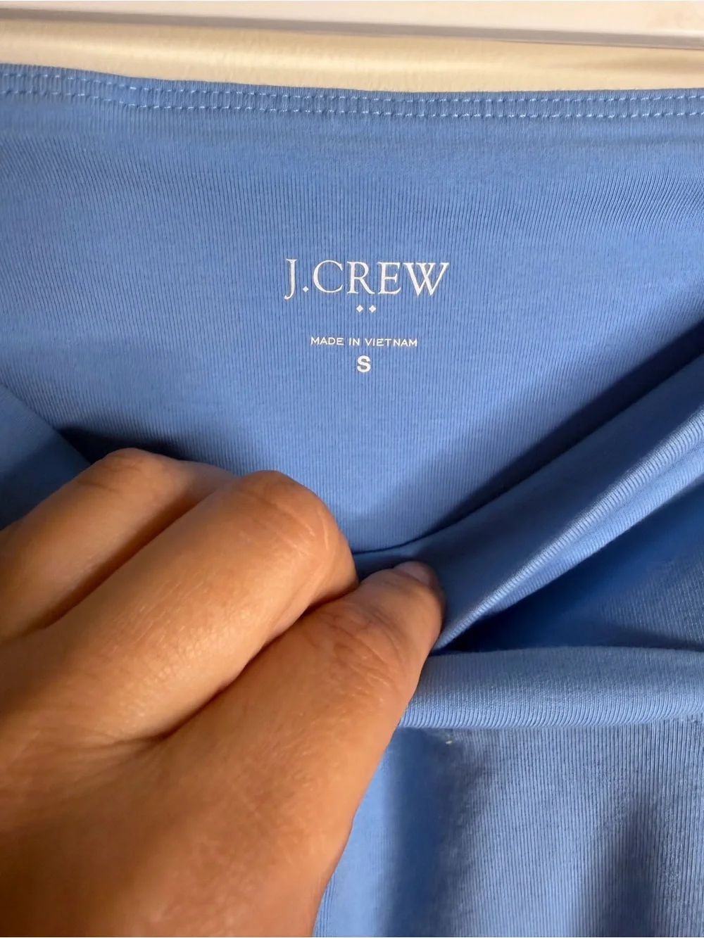 J. Crew Sky Blue V-Waist Leggings